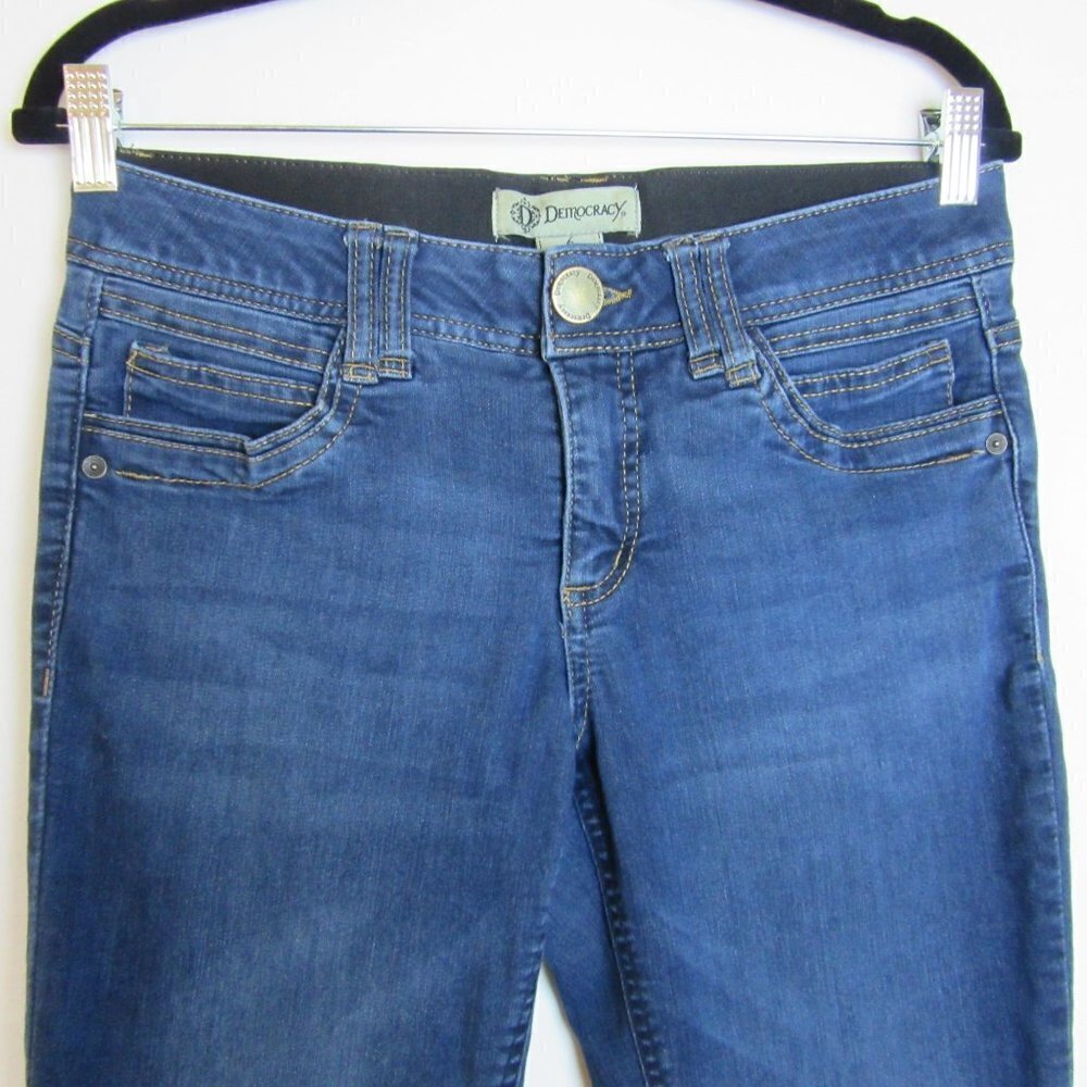 Democracy Jeans Ab Technology Ankle Skinny Blue Jeans Casual Women's 6 - Picture 2 of 6